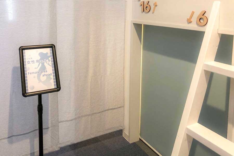 カプセルタイプのベッド